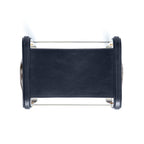 Taburete de bar Wanderlust - Hecho a mano en cuero y acero, personalizable
