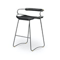 Hug Taburete de cocina con respaldo - Hecho a mano y personalizable