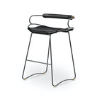 Hug Taburete de cocina con respaldo - Hecho a mano y personalizable