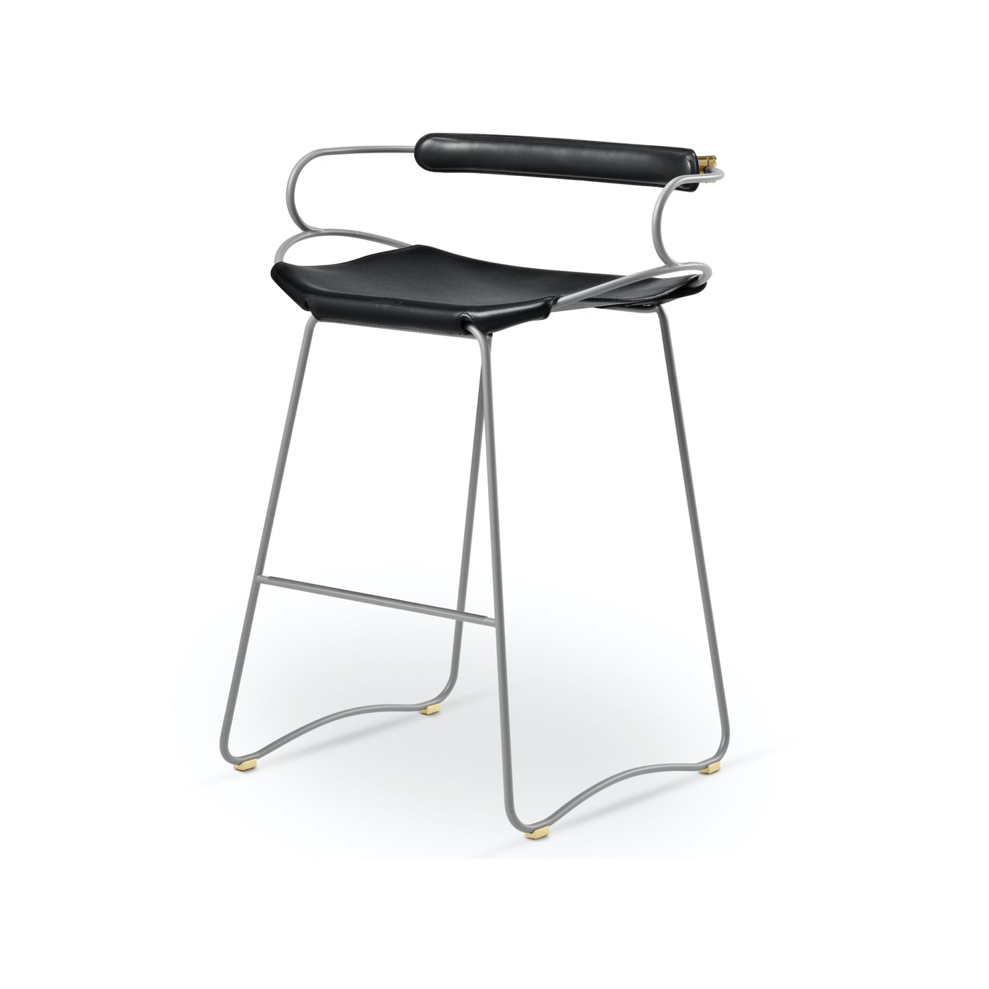 Hug Kitchen Stool with Backrest - Handcrafted & Customizable 