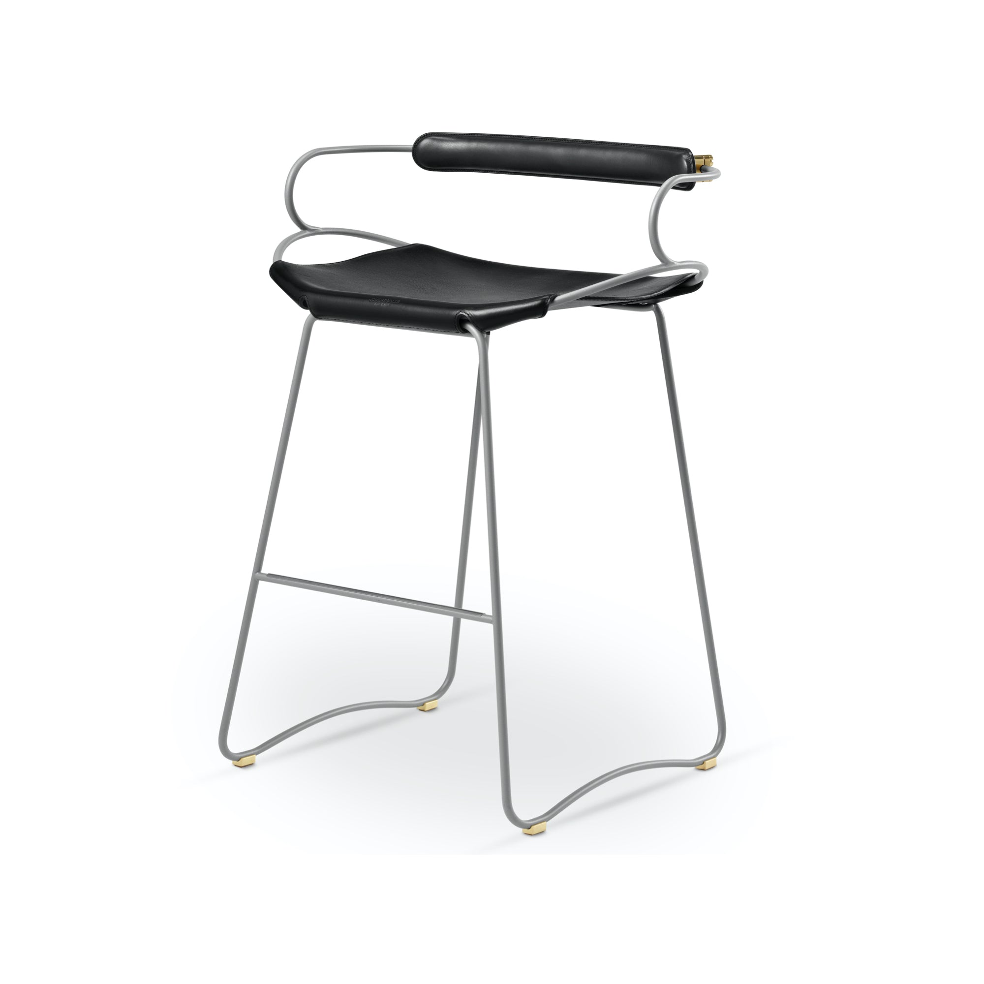Hug Taburete de cocina con respaldo - Hecho a mano y personalizable