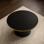 Antique Boutique Coffee Table - Mid-Century with Central Base