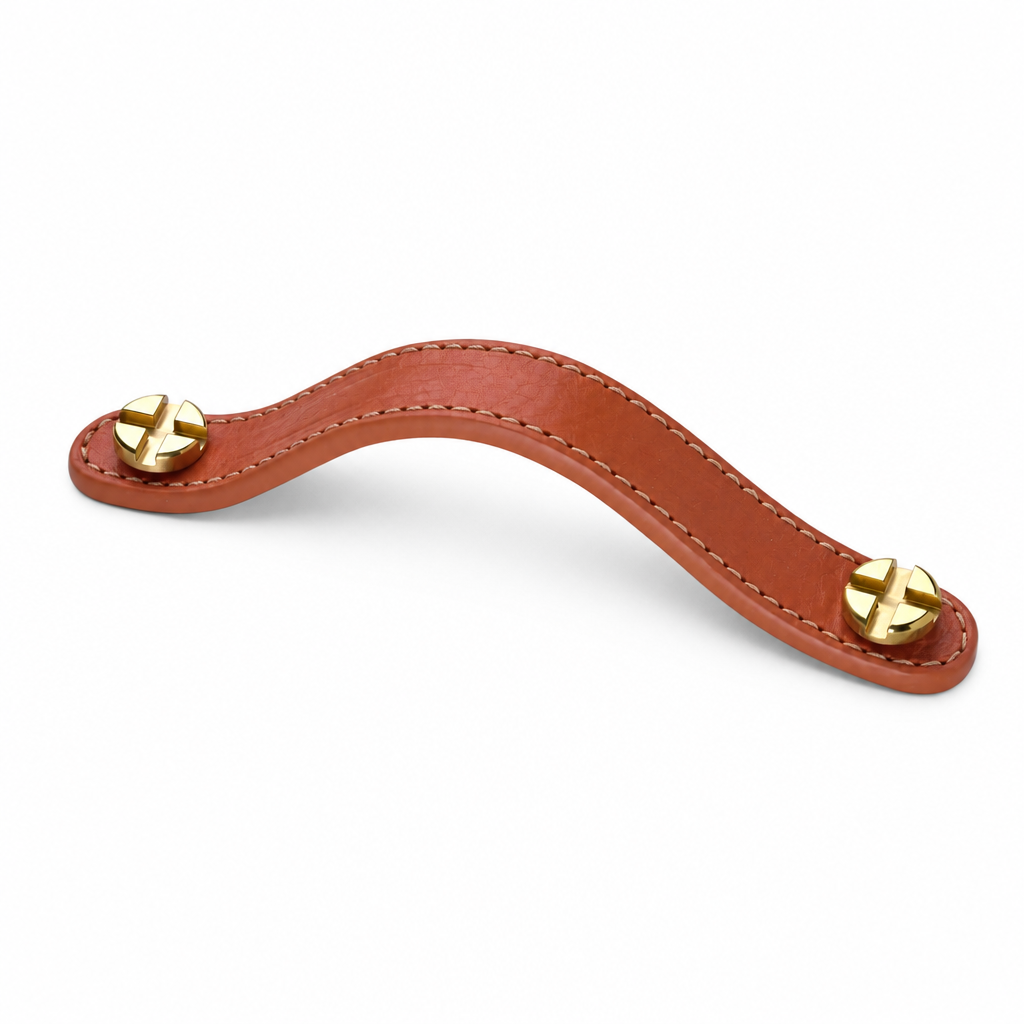 Artisanal Classic Leather Pull Handle