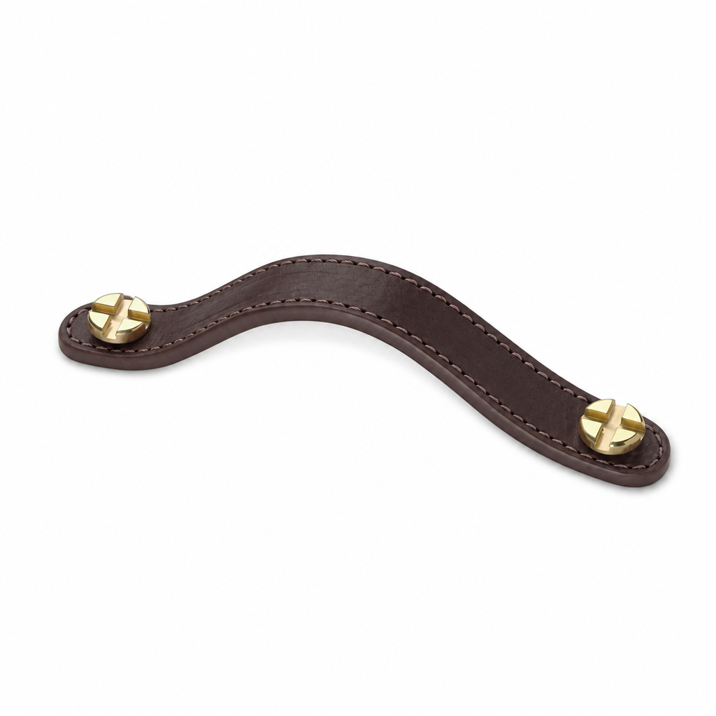 Artisanal Classic Leather Pull Handle