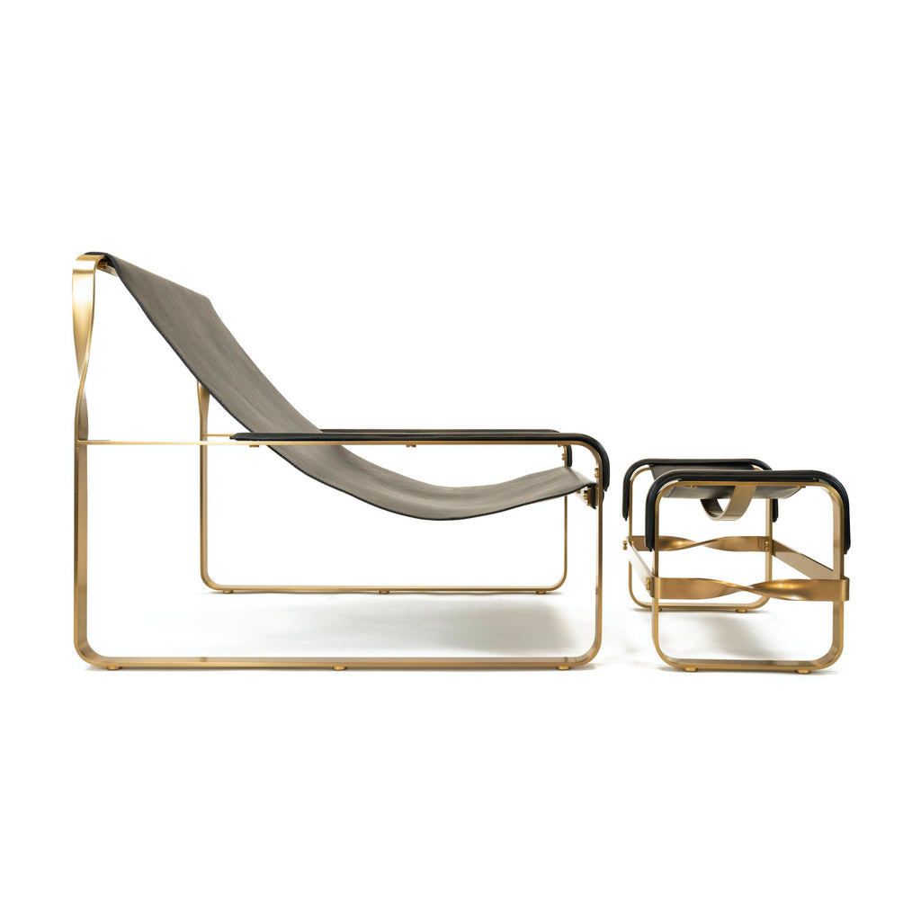 Chaise longue y reposapiés Wanderlust, hechos a mano y personalizables