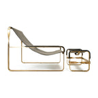 Chaise longue y reposapiés Wanderlust, hechos a mano y personalizables